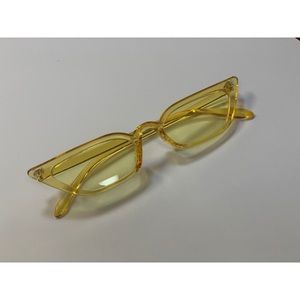 Yellow Cat Eye Sunglasses